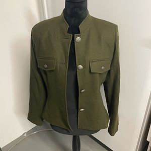 Green Military style jacket, Clifford & Wills